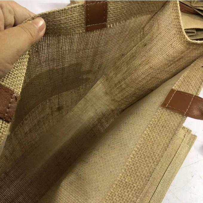 Bolsa impermeável direta do almoço da compra da juta do cânhamo das sacolas da fábrica feita no preço baixo de China
