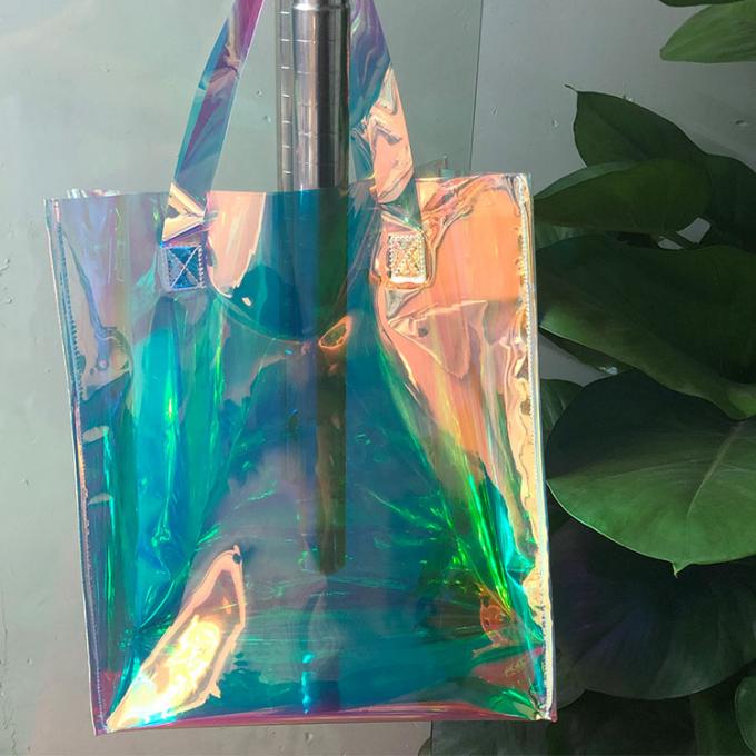 Do saco de compras transparente impermeável direto do PVC da fábrica sacolas reusáveis