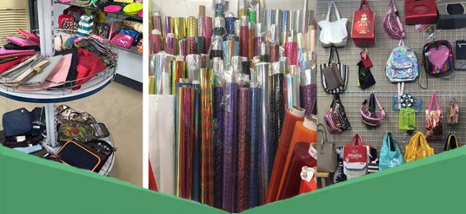 Couro cosmético do plutônio do pvc do saco dos sacos novos da composição do estilo