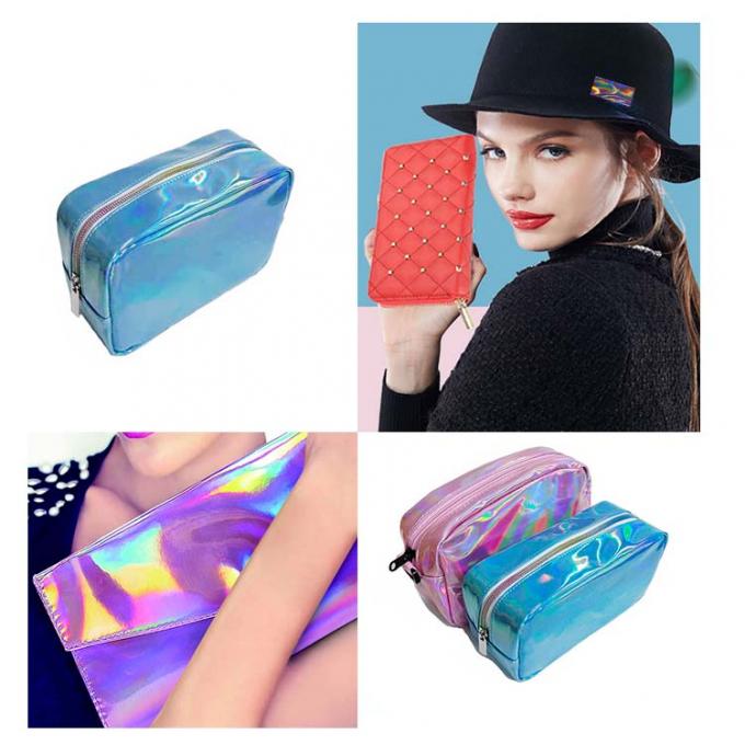 Da escola feita sob encomenda do curso do couro do plutônio da forma da fábrica trouxa holográfica de compra do saco do holograma do laser