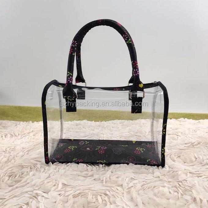 Doces da qualidade superior de comércio externo - saco do PVC de Tote Cosmetic Clear Transparent Zipper da cor