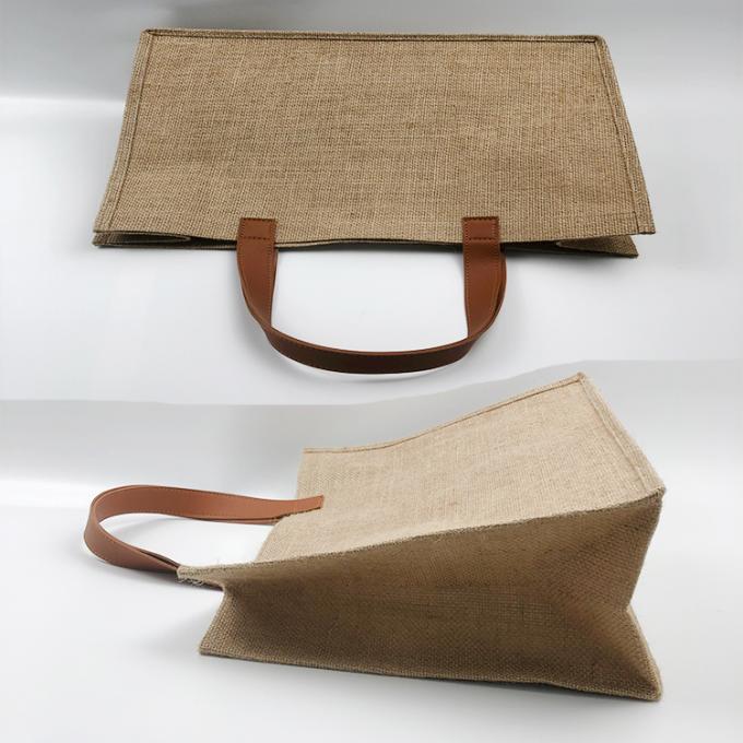 Saco de linho orgânico Ecofriendly por atacado do punho da praia de serapilheira das compras na mercearia da juta do cânhamo da cubeta feita sob encomenda da forma da promoção