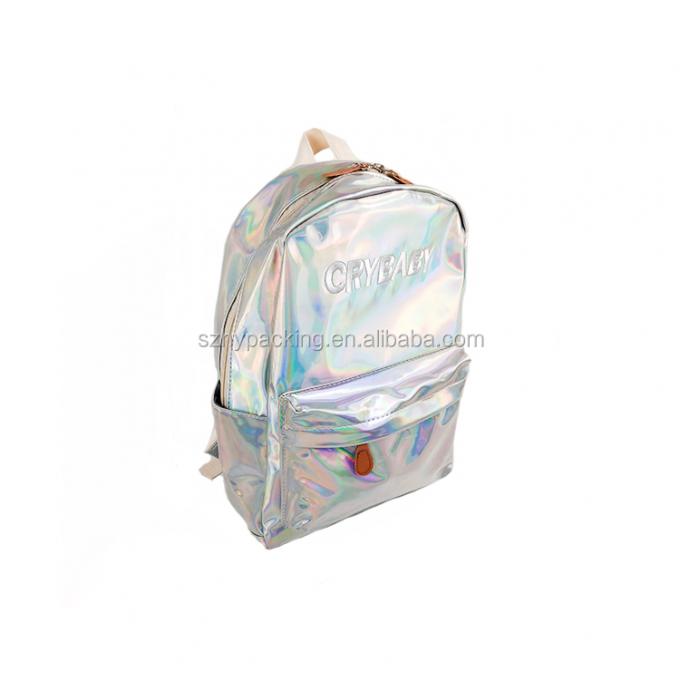 Da escola feita sob encomenda do curso do couro do plutônio da forma da fábrica trouxa holográfica de compra do saco do holograma do laser