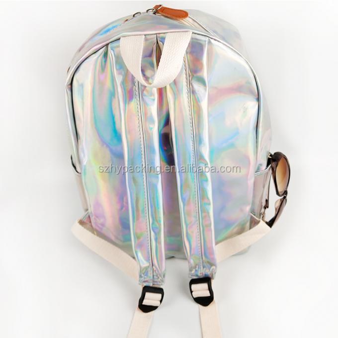 Da escola feita sob encomenda do curso do couro do plutônio da forma da fábrica trouxa holográfica de compra do saco do holograma do laser